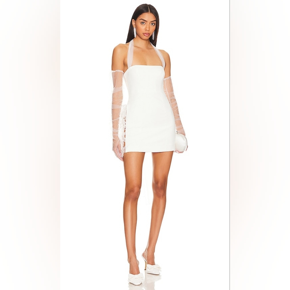 10. NWOT LOVERS AND FRIENDS HOLLYN MINI DRESS (GLOVES NOT INCLUDED)